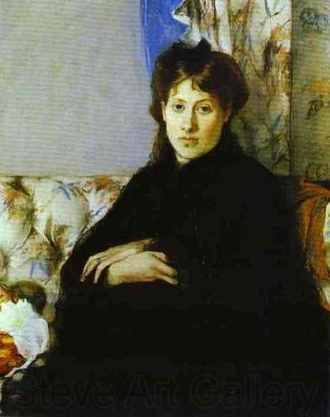 Berthe Morisot Portrait of a Woman Norge oil painting art